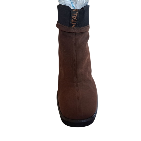 FENDI Knit Sock Boots. Dark Brown. Authentic. SIZE 5 - Picture 5 of 15